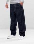 Asos Oversized Jeans In Indigo - Indigo