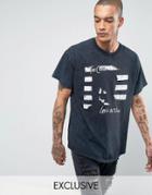 Reclaimed Vintage Inspired The Cure Oversized Band T-shirt In Black - Black