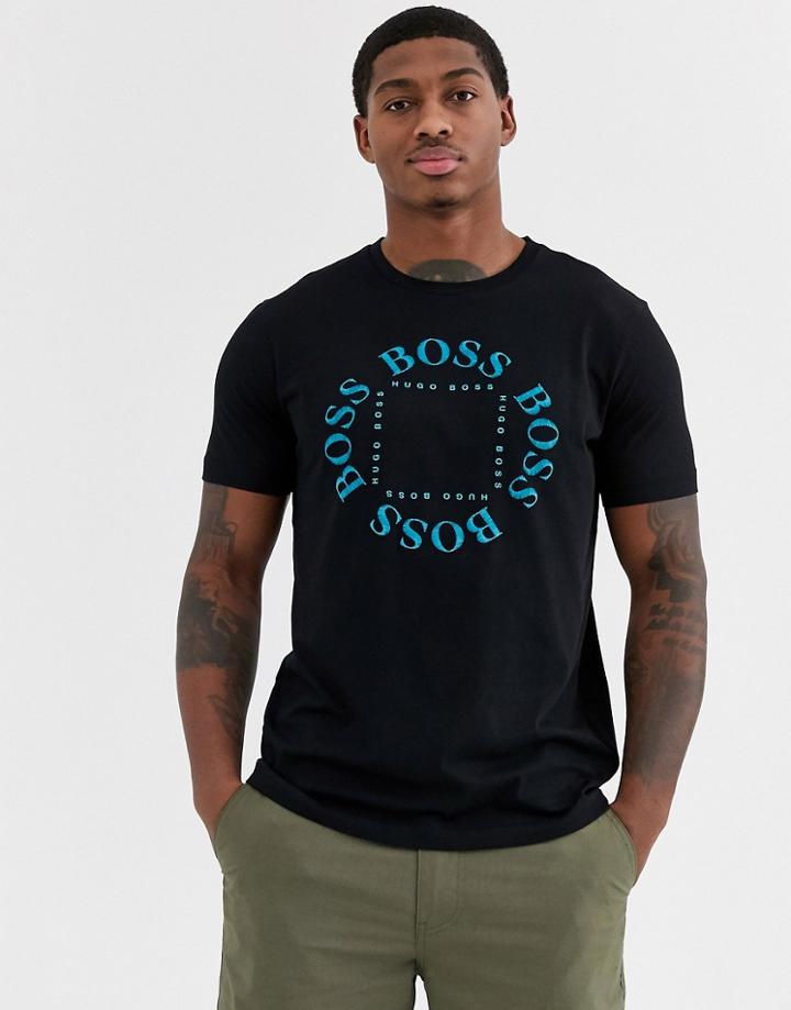 Boss Athleisure Tee1 Chest Logo T-shirt In Black
