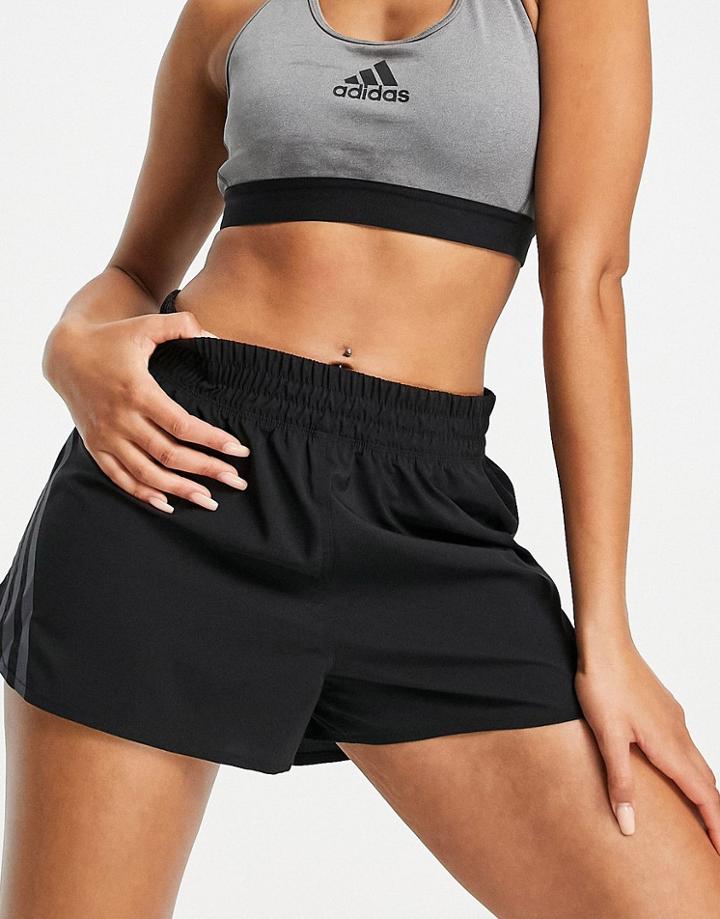 Adidas Running Run Icons Shorts In Black