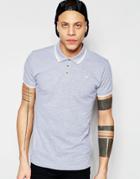 D-struct Planet Logo Polo Shirt - Gray