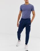 Reebok Sweatpants With Small Logo In Navy