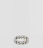 Seven London Silver Chain Ring In Sterling Silver - Silver