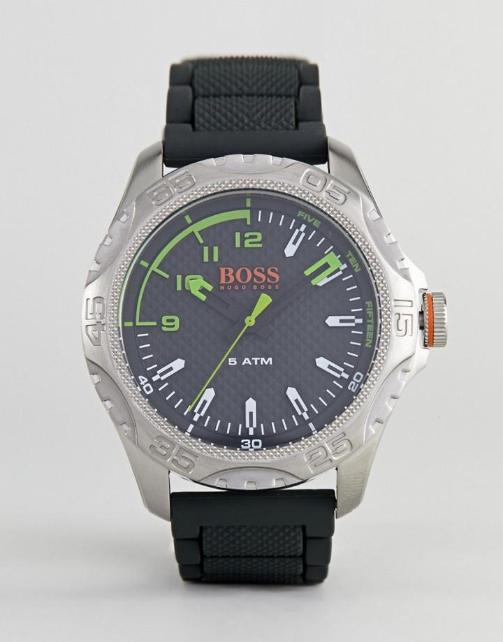 Boss Orange By Hugo Boss Honolulu Watch With Black Dial - Black