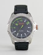 Boss Orange By Hugo Boss Honolulu Watch With Black Dial - Black