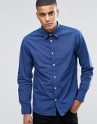 Selected Homme Shirt In Slim Fit - Blue