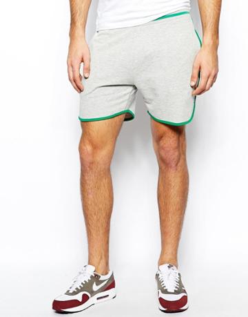 Asos Jersey Shorts In Shorter Length