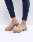 Asos Oxo Loafer Chunky Shoes - Beige