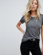 Versace Jeans Melange Stud Logo T-shirt - Gray