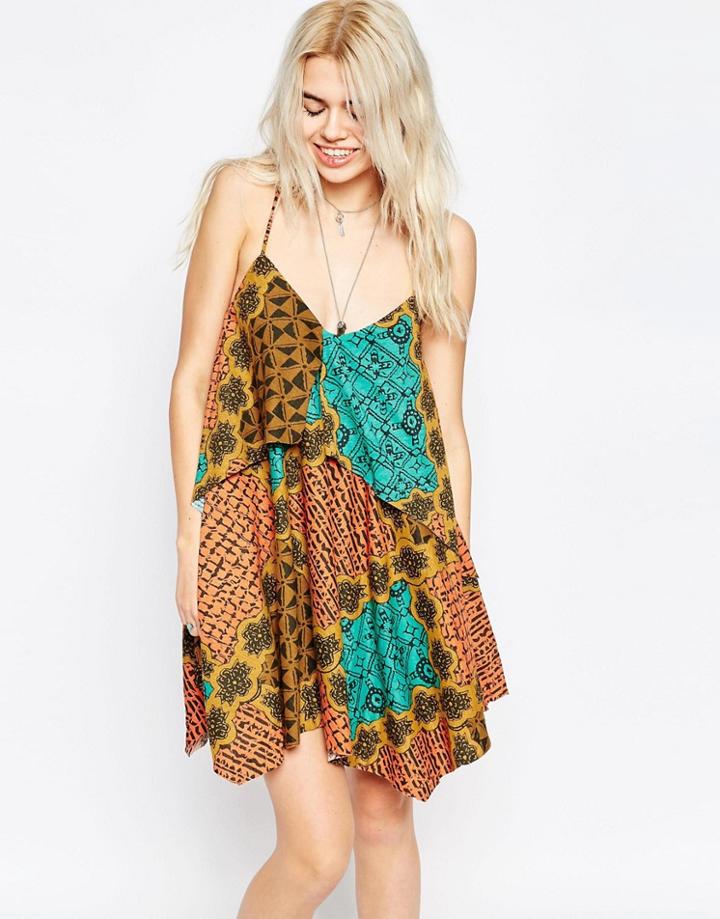 Rvca Waterfall Cami Dress - Marmalde