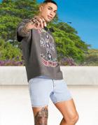 Asos Design Oversized T-shirt With Guns N Roses Print In Black