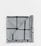 Noak Pocket Square In Gray Check