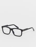 Quay Australia Beatnik Square Clear Lens Glasses In Black - Clear