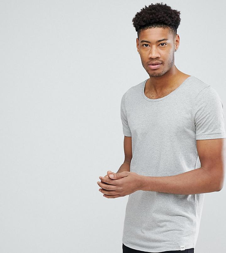 Lee Tall Shaped T-shirt In Gray - Gray
