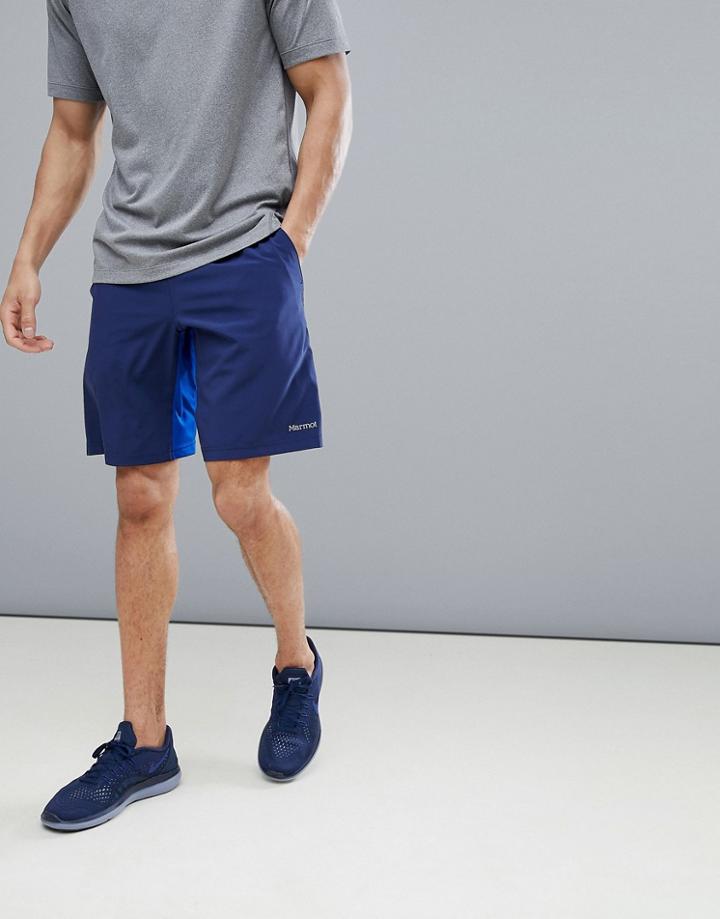 Marmot Active Zephyr Running Short In Blue - Blue