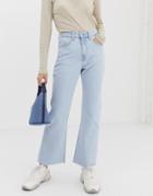 Weekday Bootcut Jeans In Light Wash - Blue