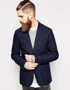 Farah Vintage Blazer With Fleck - True Navy