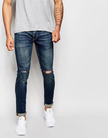 Izzue Washed Jean - Navy