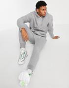 Topman Recycled Polyester Blend Sweatpants In Gray - Part Of A Set-grey