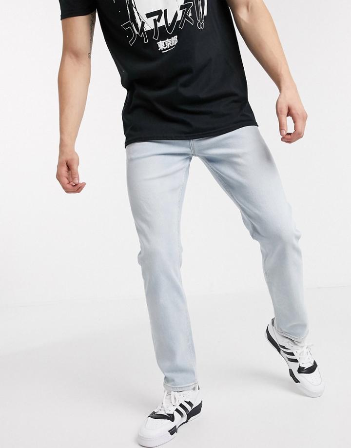 New Look Slim Washed Jeans In Blue