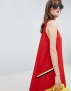Mads Norgaard Dorsalla Pinafore Dress - Red