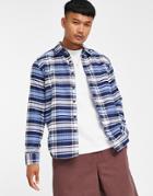 Le Breve Check Shirt In Blue-blues