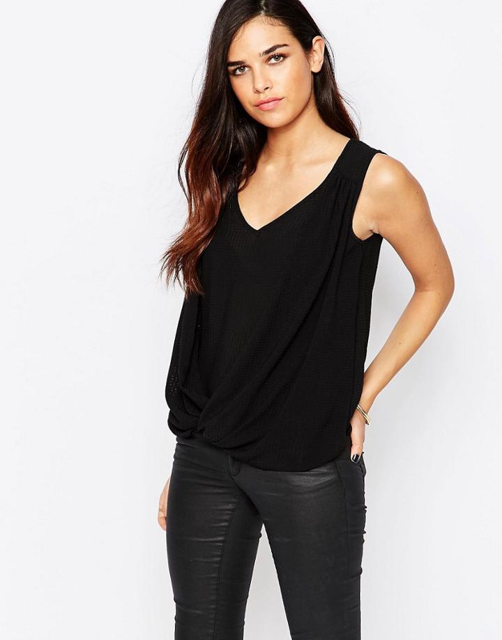 Jessica Wright Raina Top - Black