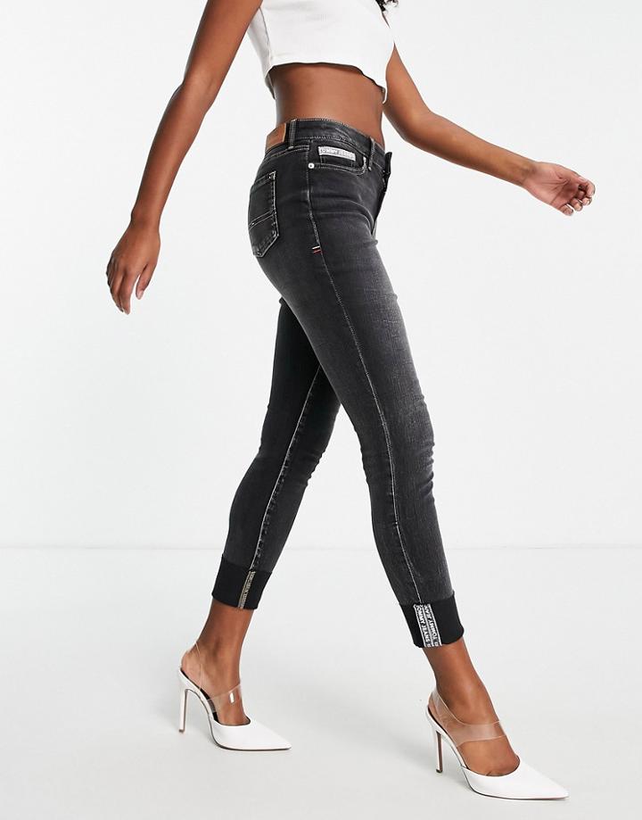 Tommy Jeans Skinny Jeans In Black