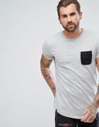 Le Breve Pocket T-shirt - Gray