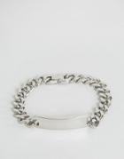 Seven London Id Chain Bracelet In Silver - Silver
