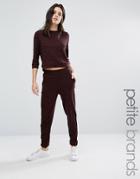 Vero Moda Petite Knitted Staight Leg Pants - Brown