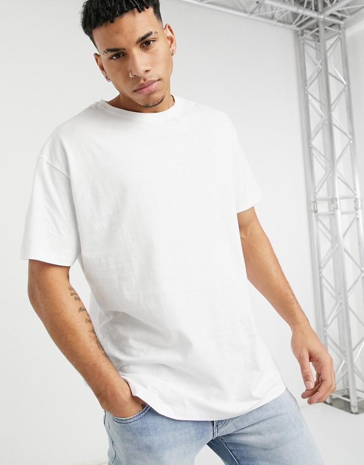 Threadbare Oversized T-shirt In White