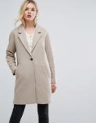 Selected Over Sized Coat - Gray