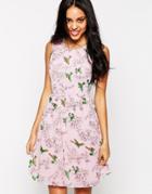 Traffic People Birds Of A Feather Prom Dress - Pink