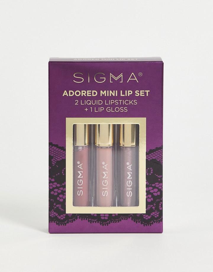 Sigma Adored Mini Lip Set-multi