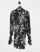 Free People Aries Mini Dress-black