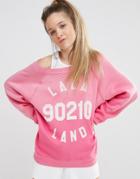 Wildfox Lala Land Sweater - Pink