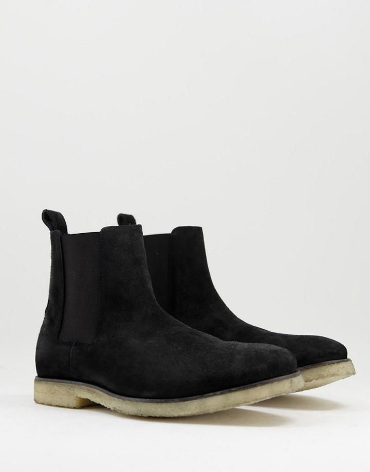 All Saints Reiner Chelsea Boots In Black