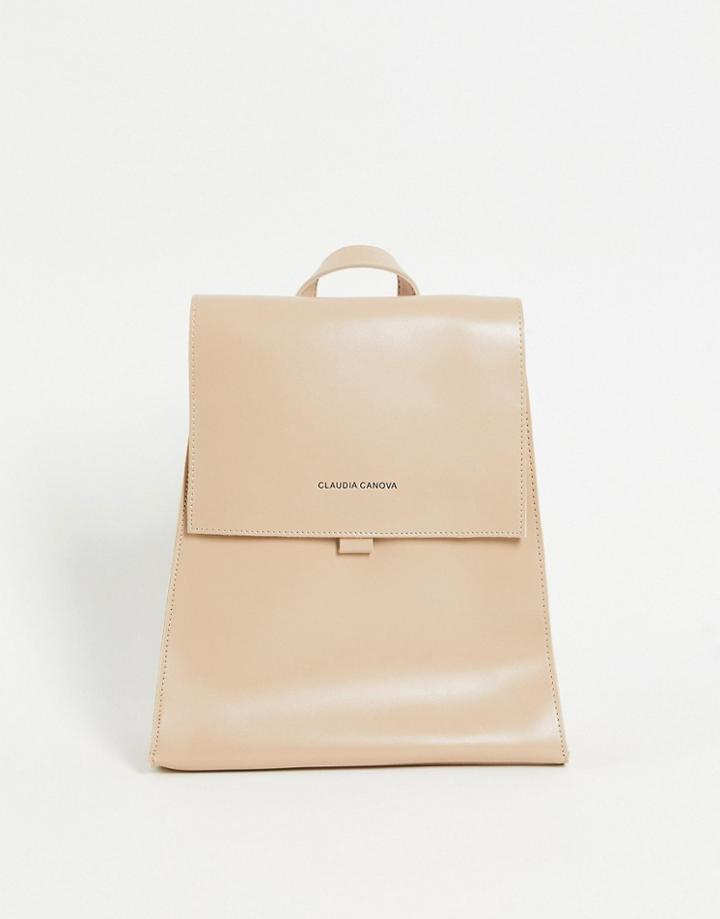 Claudia Canova A-line Backpack In Sand-neutral