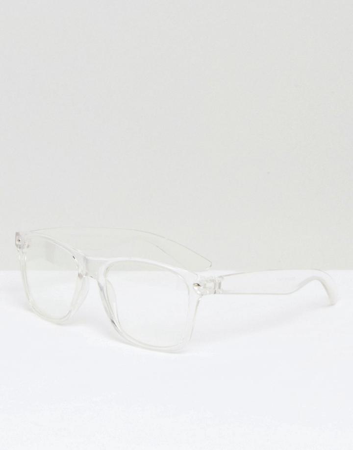 7x Clear Frame Glasses - Clear