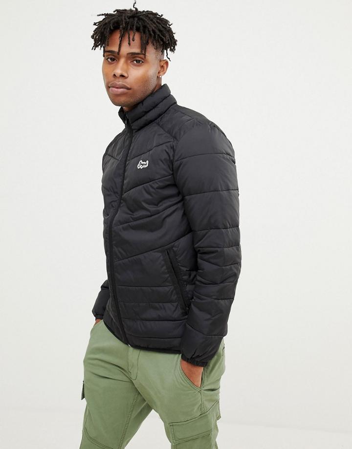 Jack & Jones Originals Puffer Jacket - Black