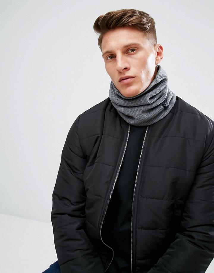 Jack & Jones Infinity Scarf Scarf - Gray