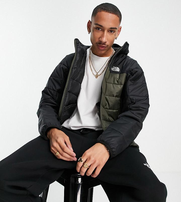 The North Face Synthetic Jacket In Khaki Exclusive At Asos-green