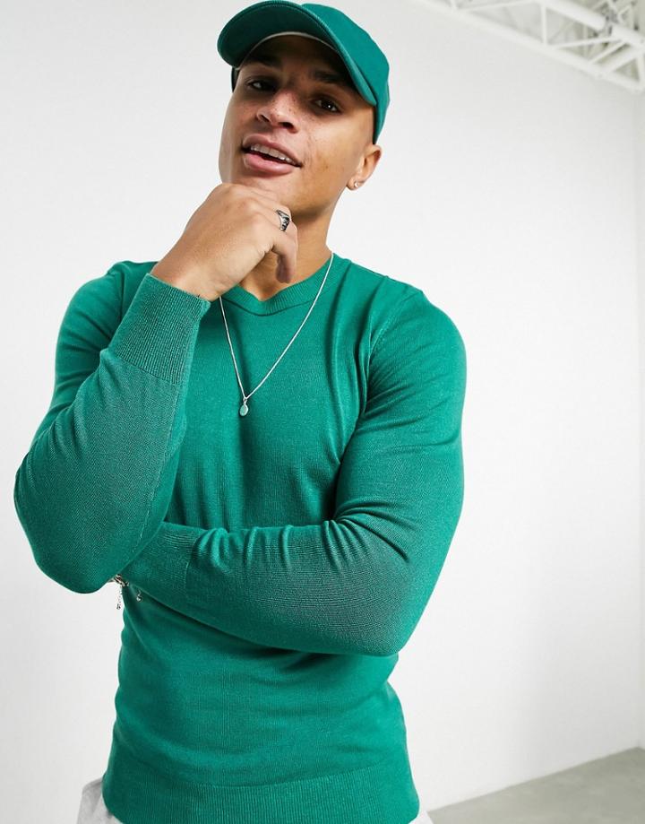 Bolongaro Trevor Crew Neck Knitted Sweater-green