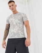 Nike Running Camo T-shirt In Gray Av4793-059