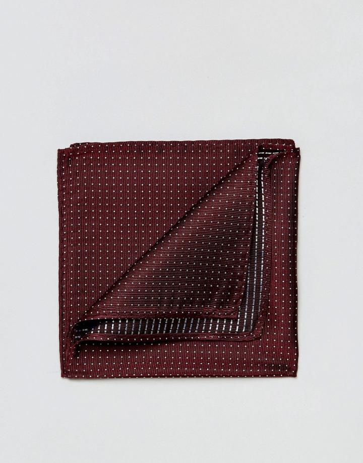 Jack & Jones Pocket Square With Spot In Red - Red