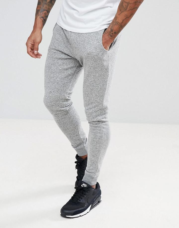 Blend Skinny Joggers In Gray - Gray
