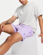 Polo Ralph Lauren Recycled Polyester Swim Shorts In Lavender-purple