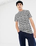 Another Influence All Over Abstract Print T-shirt - Black