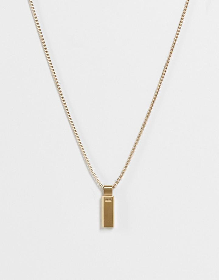 Tommy Hilfiger Pendant Necklace In Gold